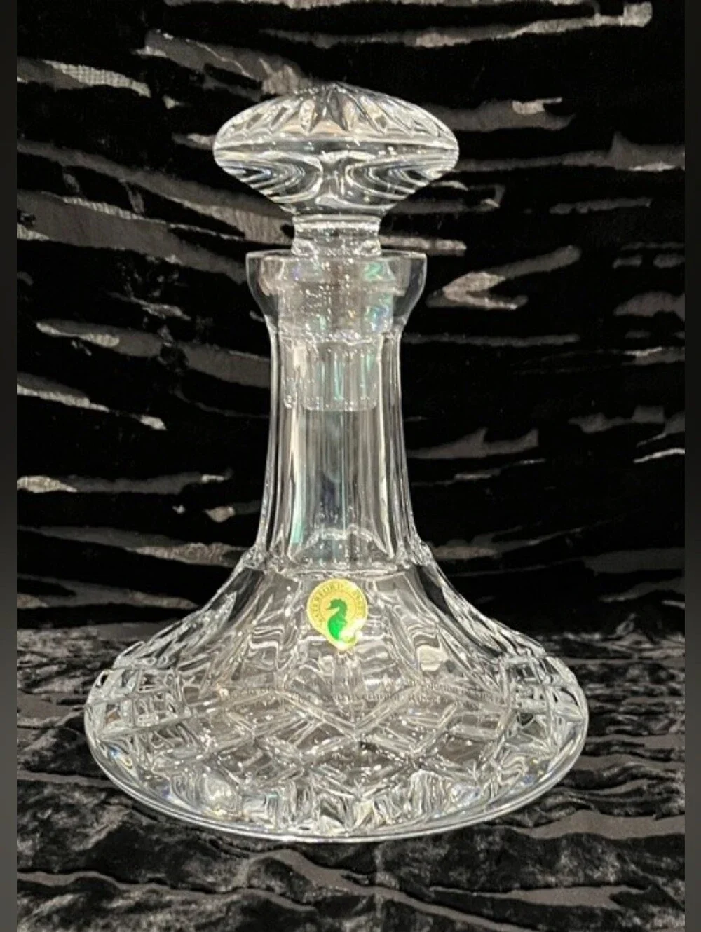 Waterford Crystal Lismore Connoisseur Mini Ships Decanter #40003433 NIB 14.5oz